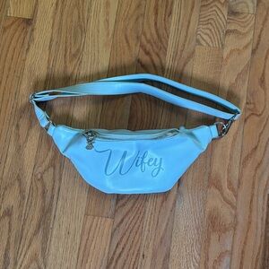 Light Blue Wifey Fanny Pack